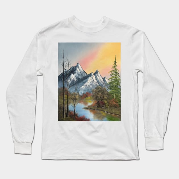 Foot of the Mountain Long Sleeve T-Shirt by J&S mason